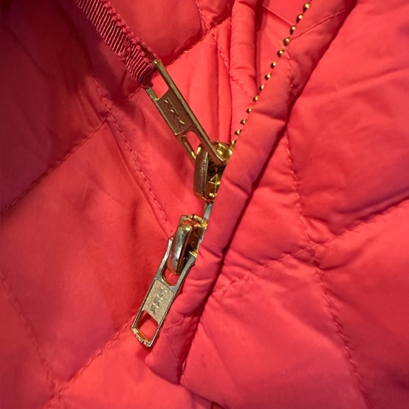Talbots Pink Down Puffer Vest Size Petite Large(n) - Picture 6 of 12